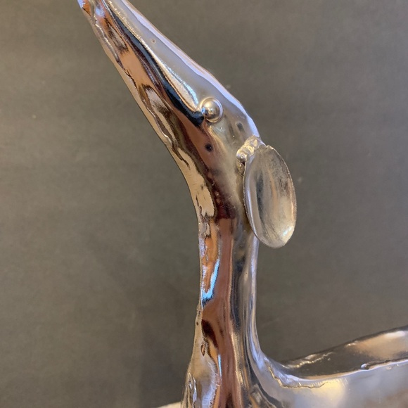 Studio Handcrafted/welded Metal Whippet/Greyhound - Picture 4 of 6